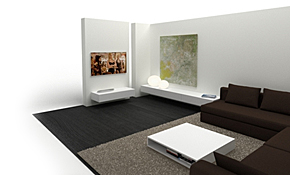 3D Visualisierung, Wohnzimmer